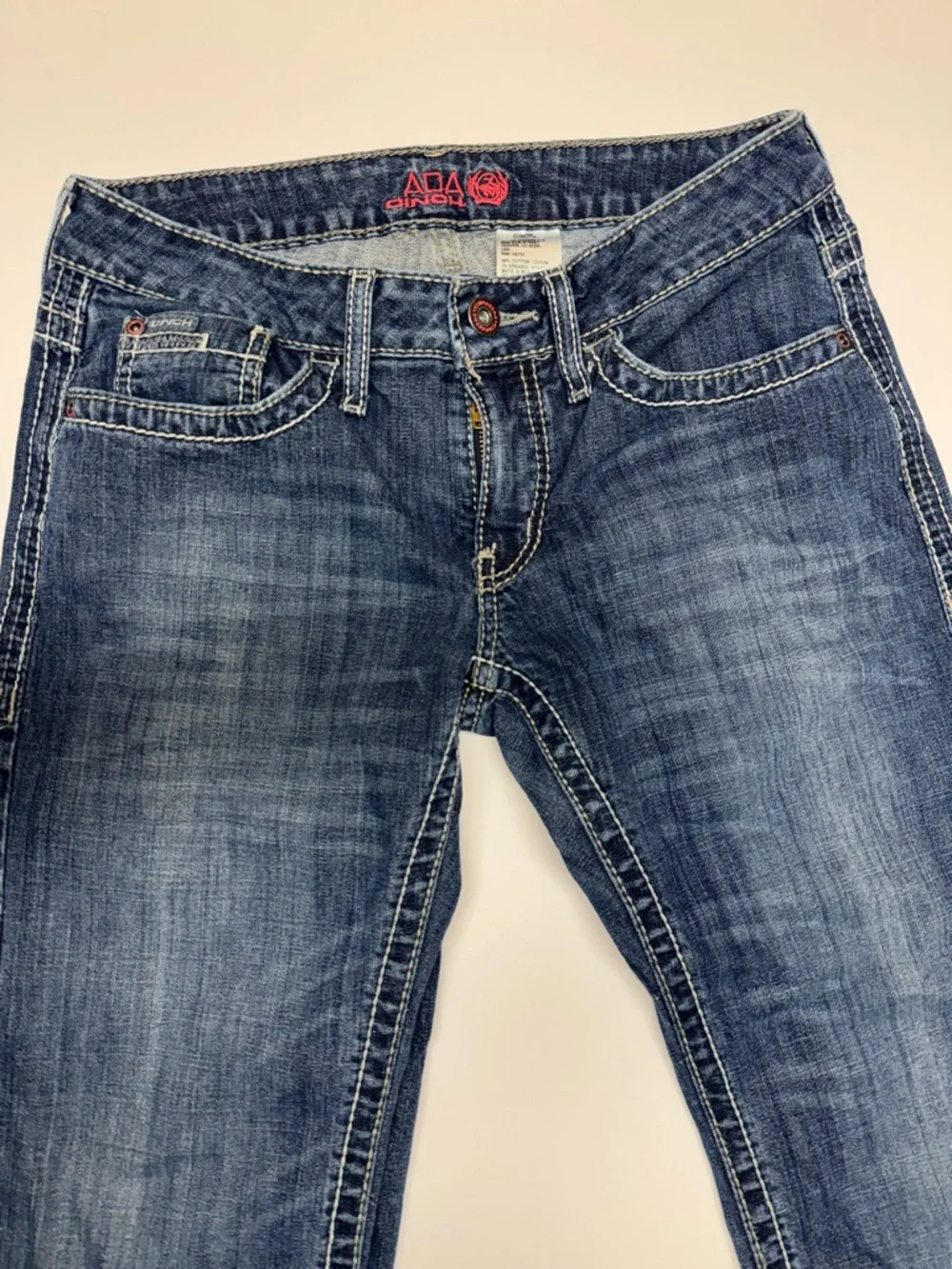 Cinch Women's Bootcut Jeans in Faded Blue - Picture 2 of 16